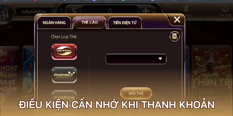 Các quy định cần nhớ khi thực hiện rút tiền Sunwin